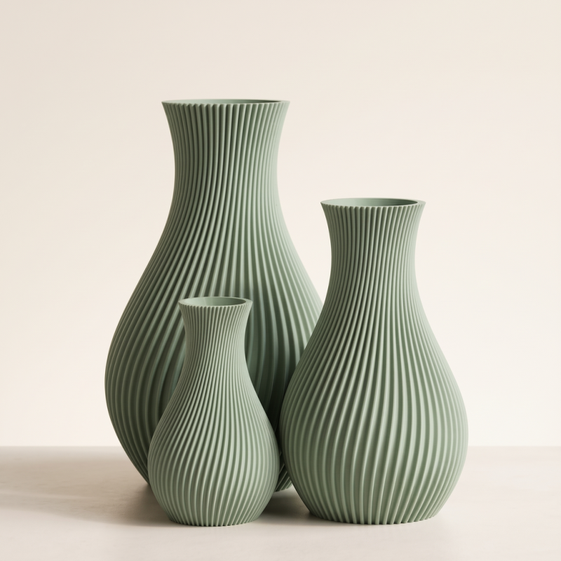 Set Vaza „Modern Japandi" (3 komada)